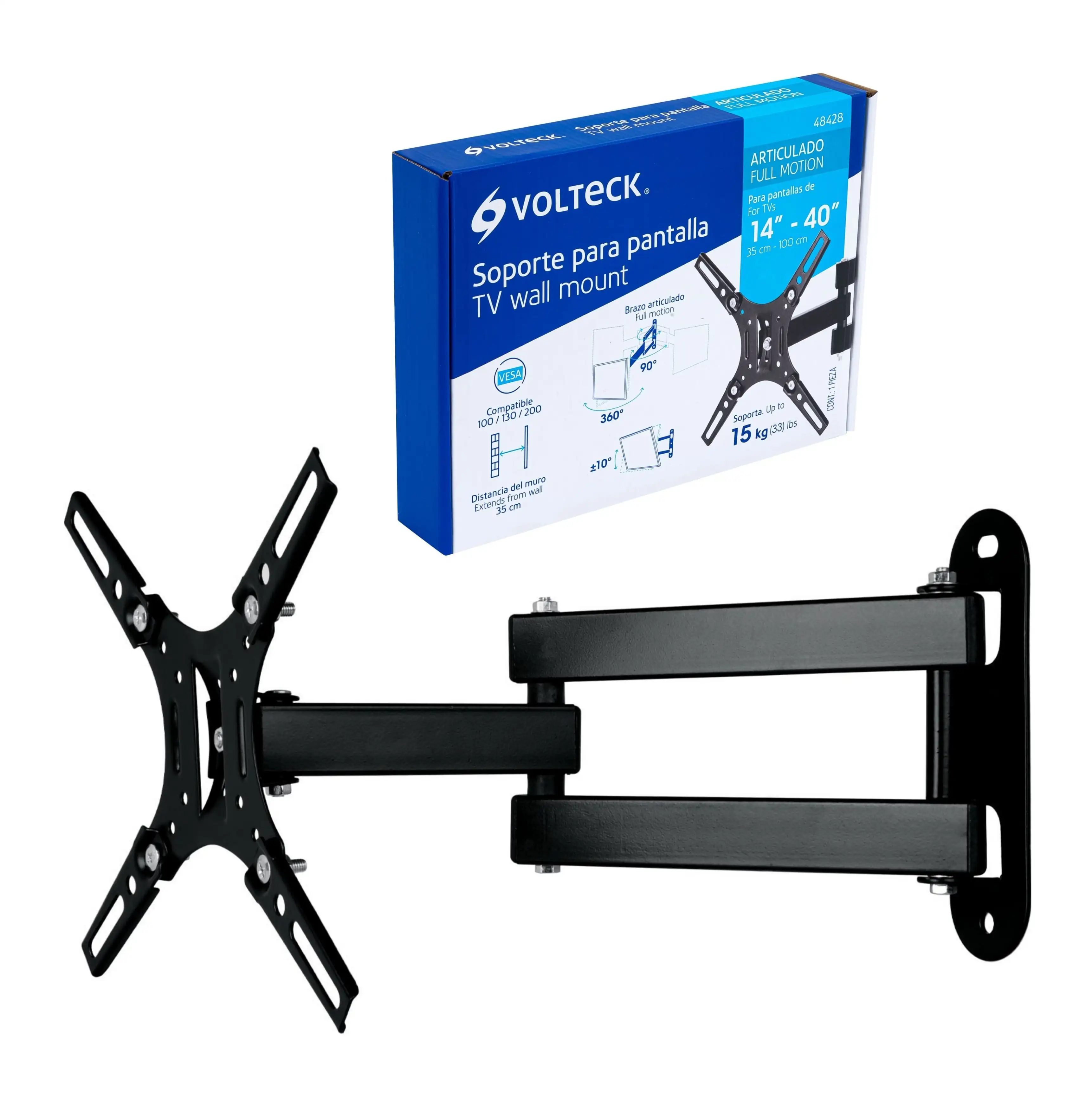Bracket movible 14"-40" Volteck 4