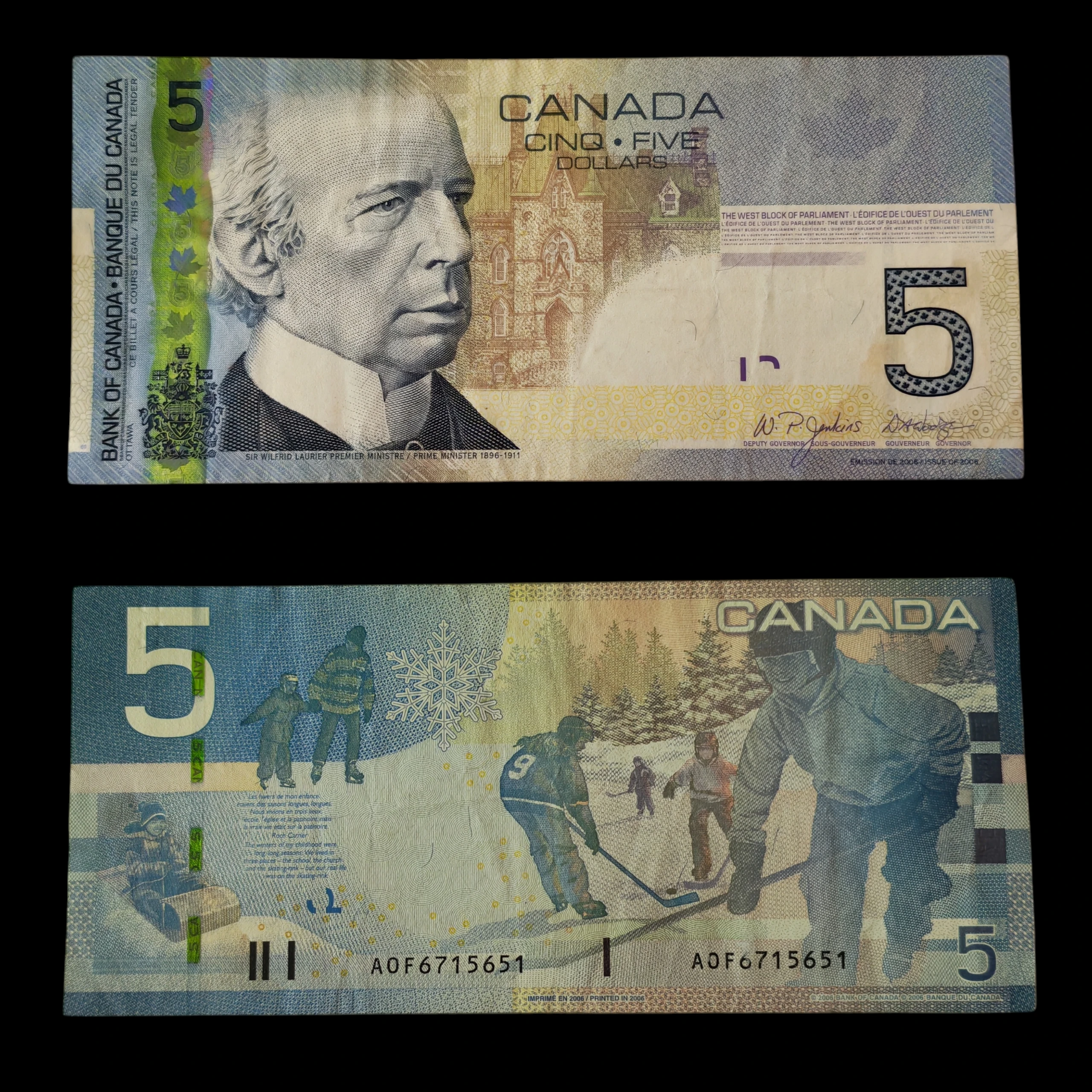 ° Canadá 5 dolares XF