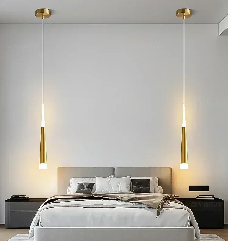 LAMPARA COLGANTE SIMPLE GOLD 5W LUZ CALIDA 3000K 4