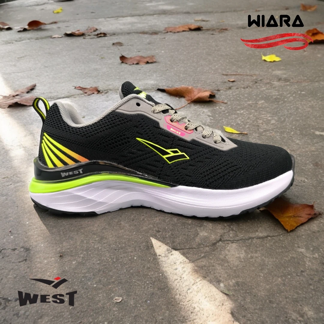 WEST DE DAMA BLACK/ LT GRAY/ LIME 