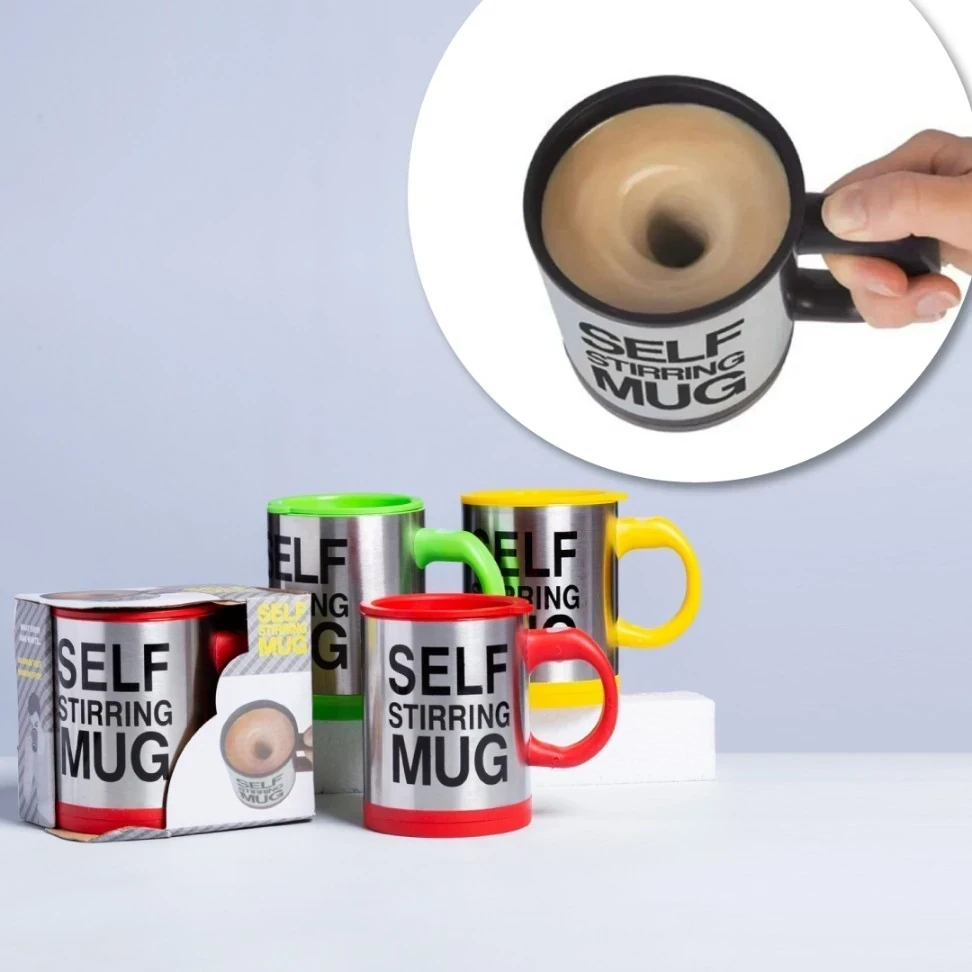 TAZA BATIDORA SELF STIRRING MUG