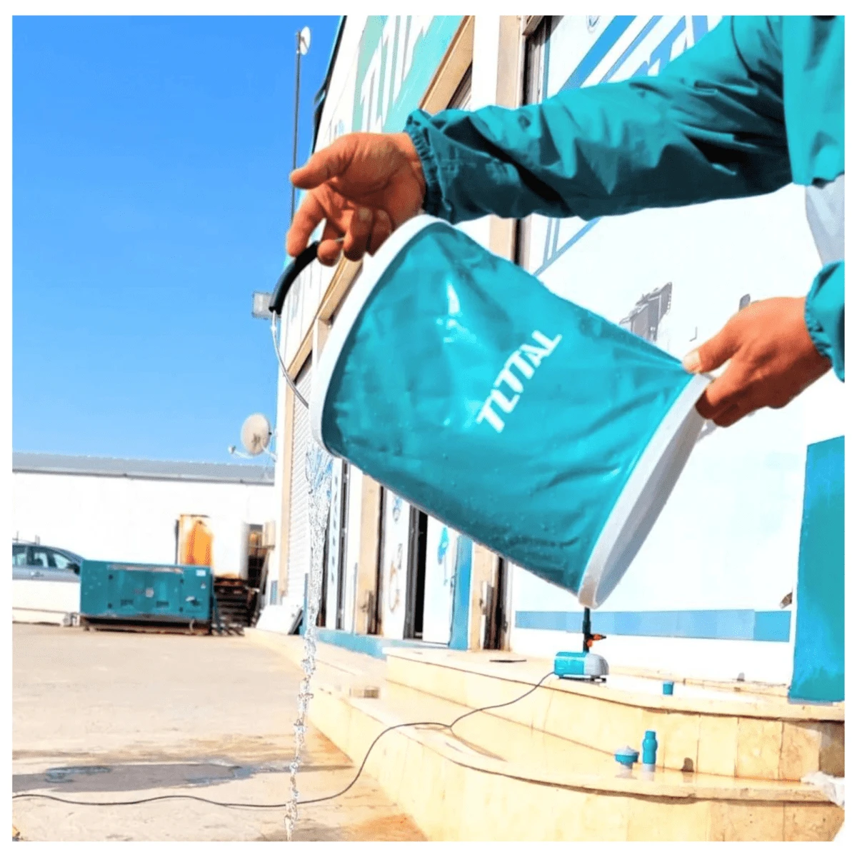 TGTFB15 Balde para agua plegable 15 litros total 4