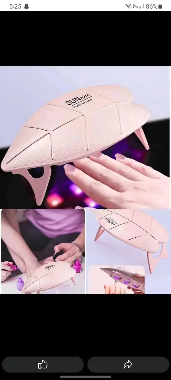 Mini lampara para uñas  2
