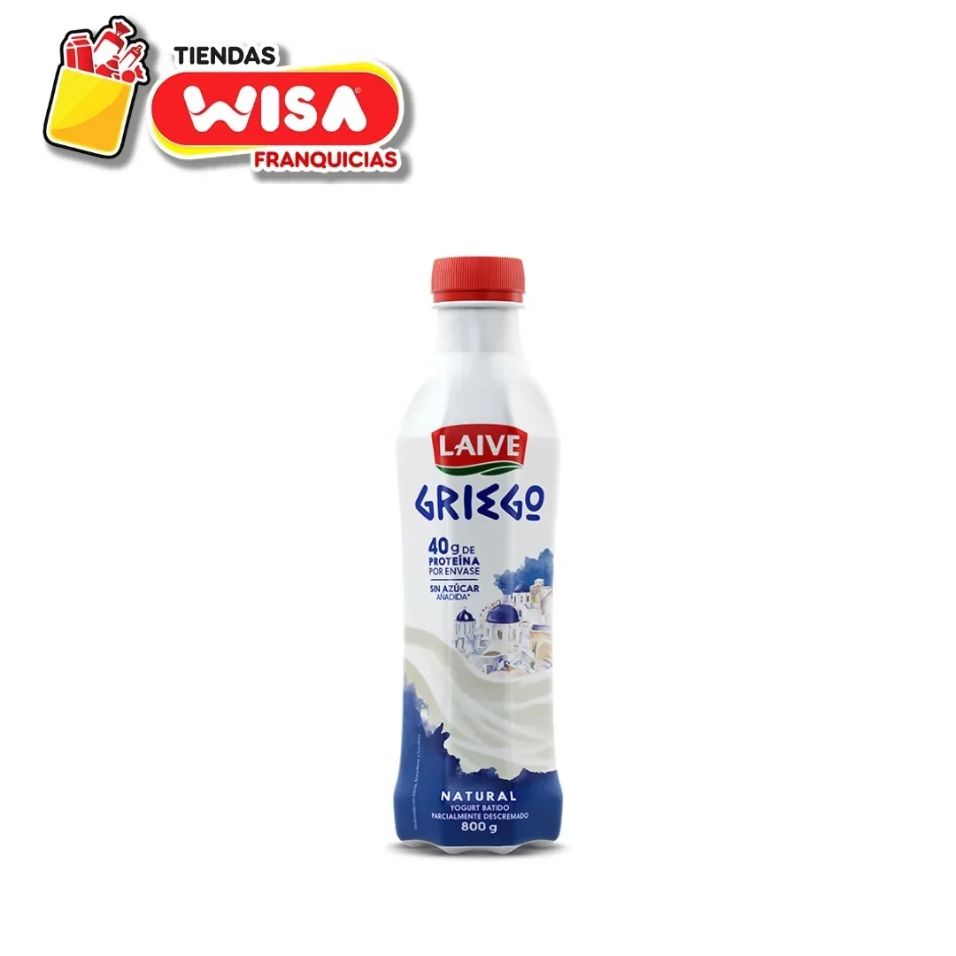Yogurt Griego Laive Sin Azúcar 800 G