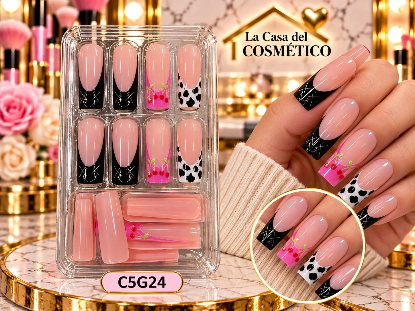 lumera caja de uña press on x24pcs c5g24.jfif