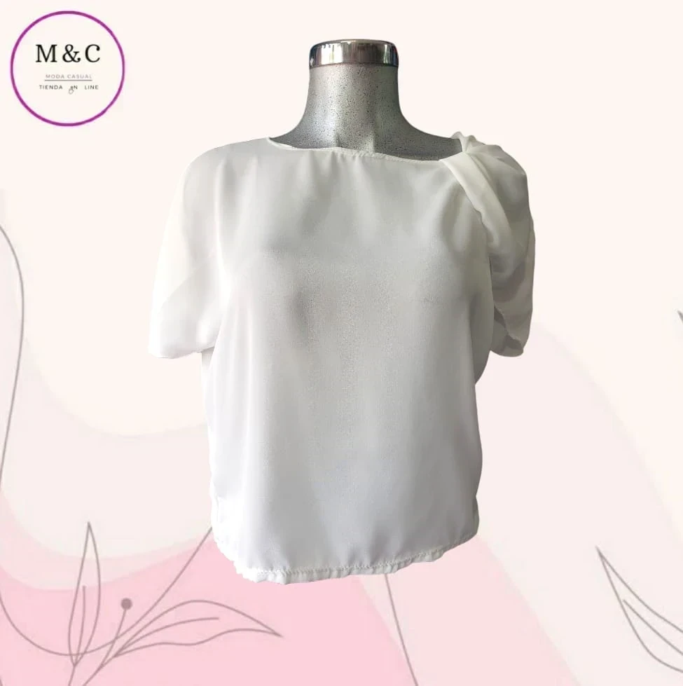 Blusa casual sin mangas 2