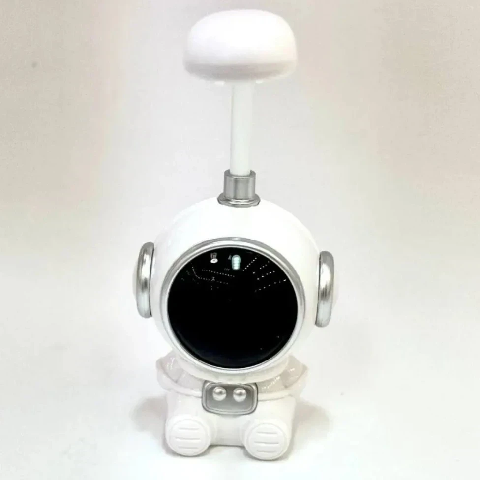 Lampara velador astronauta blanco  2