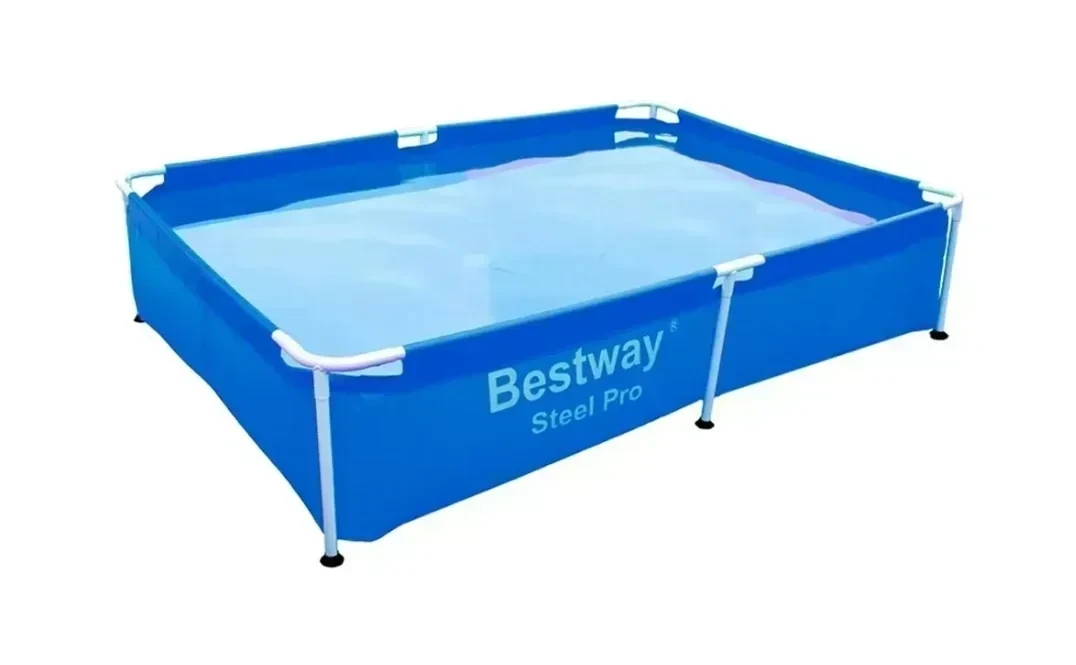 Pileta estructural rectangular Bestway 10473 con capacidad de 1000 litros de 190cm de largo x 130cm de ancho azul