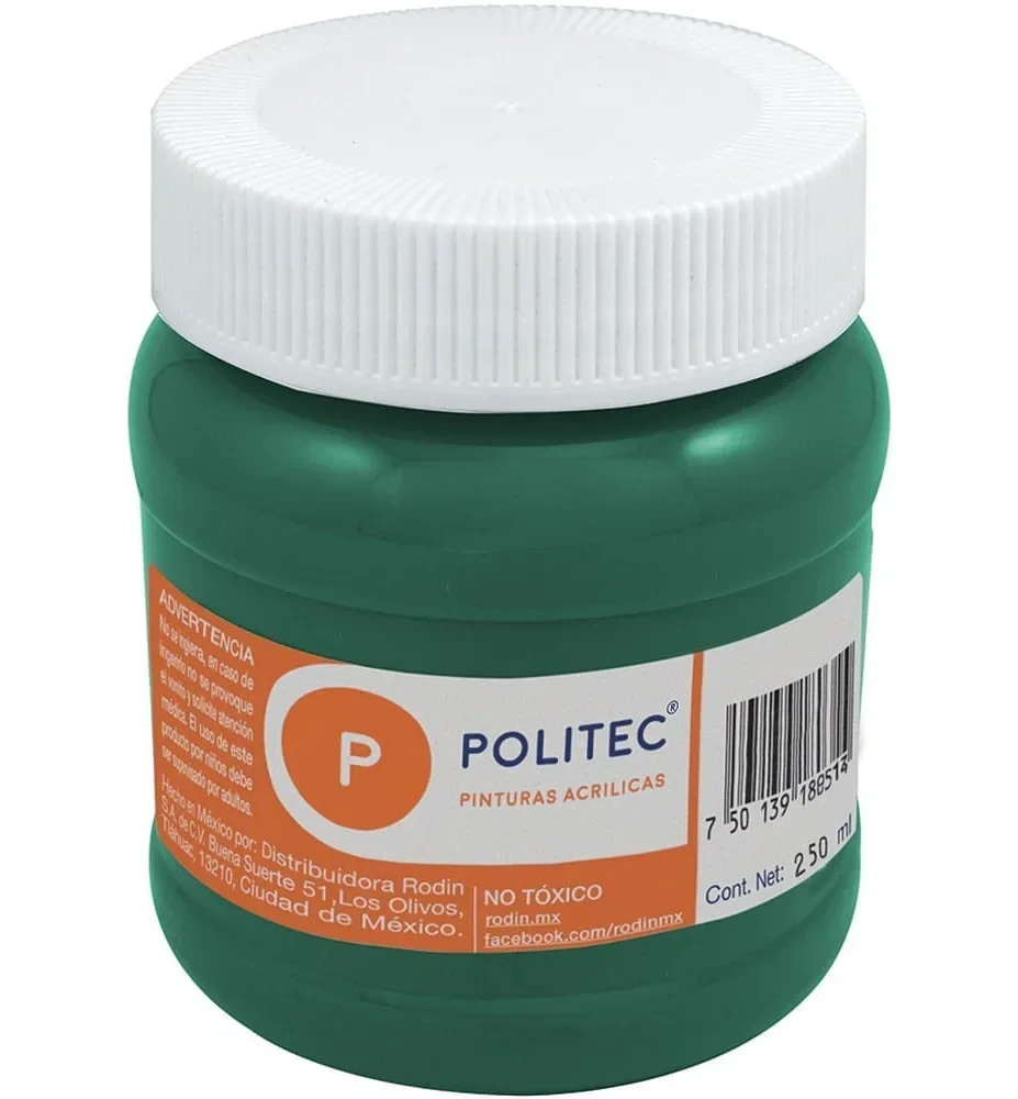 Politec pintura verde oscuro  frasco 20 ml
