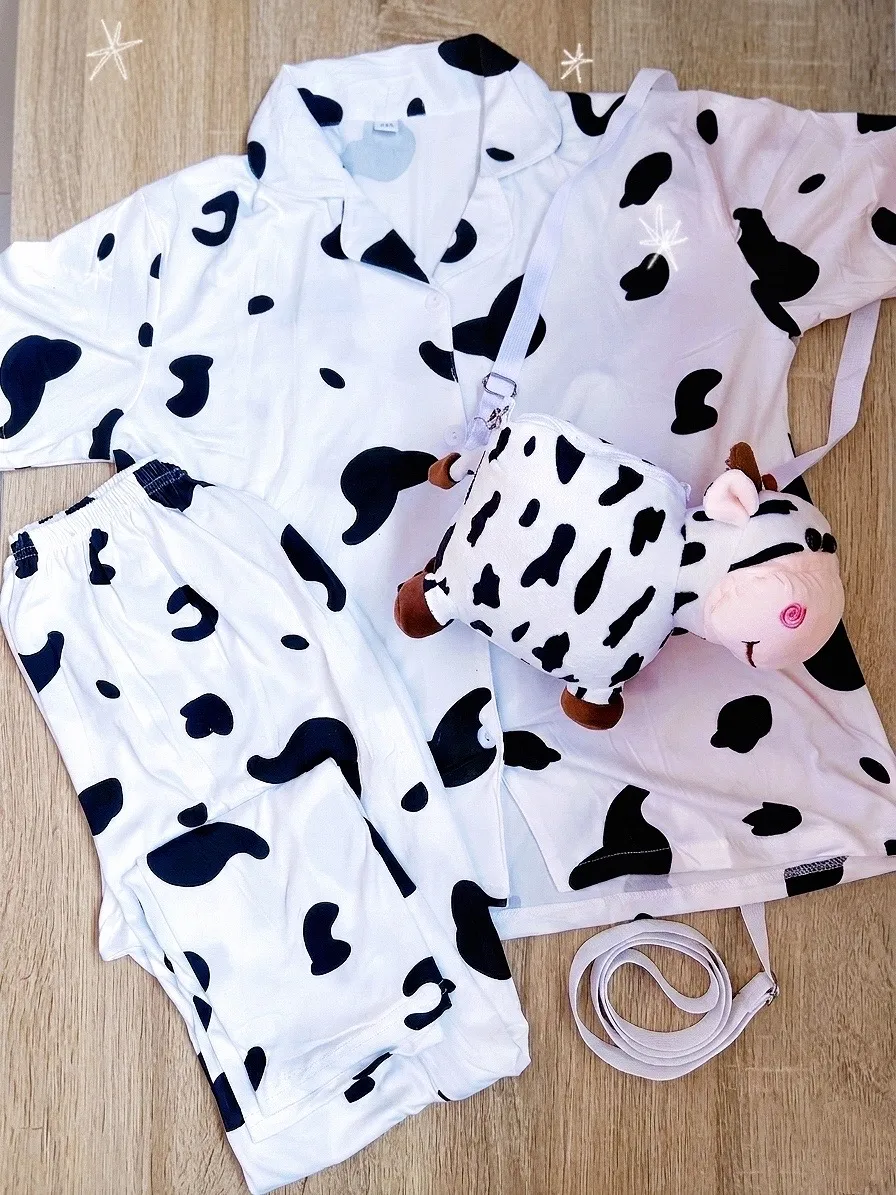 pijama de vaca