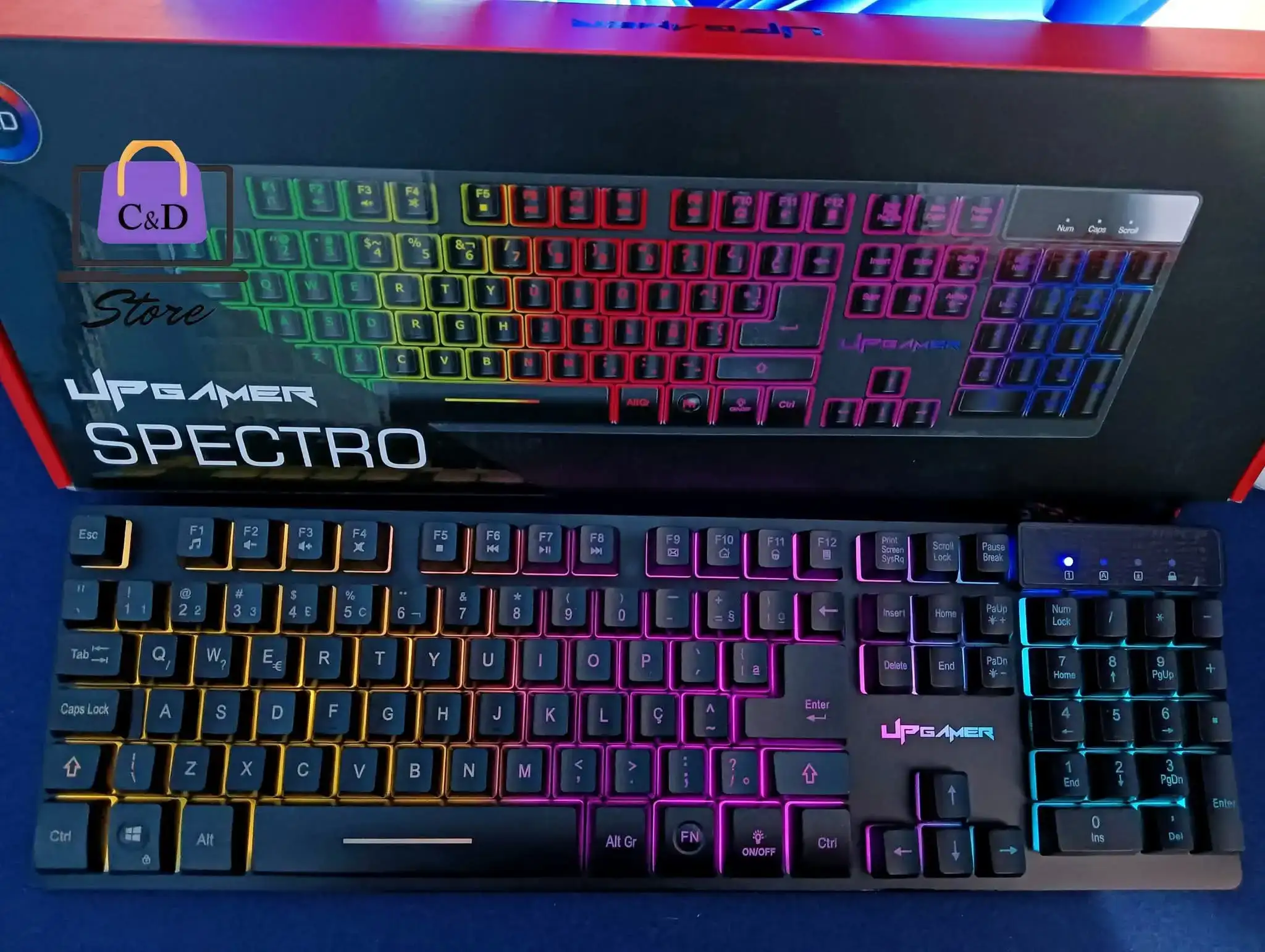 Teclado UP Gamer RGB  3