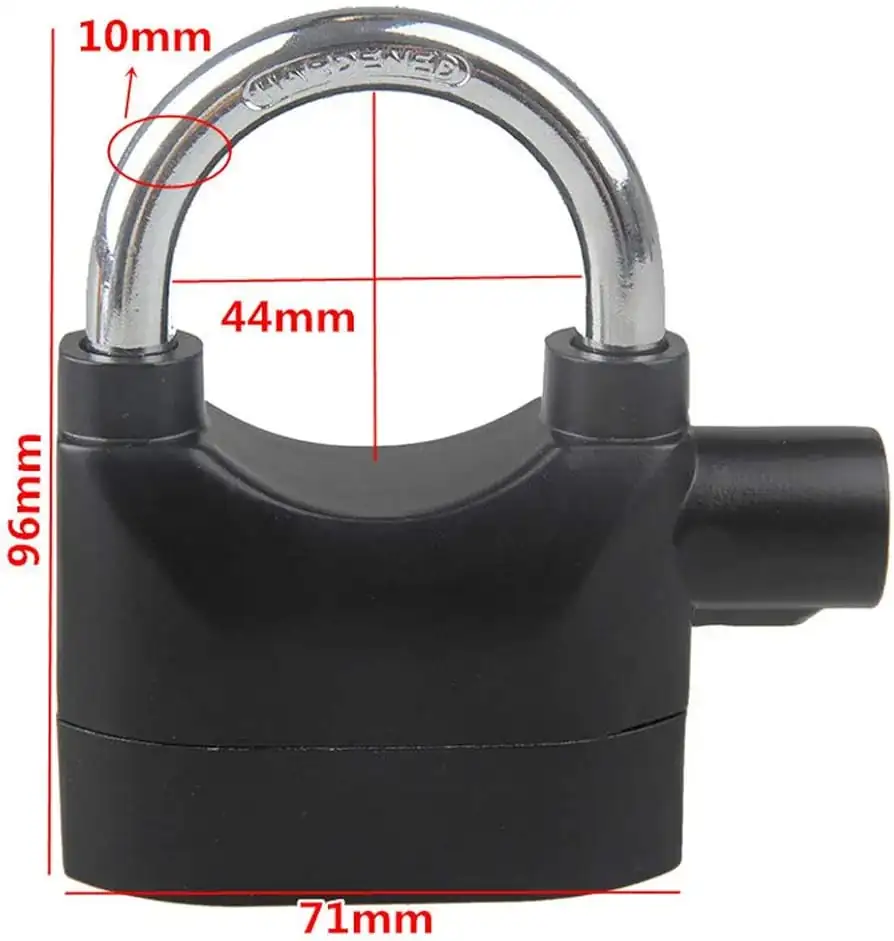 Candado de seguridad con alarma 2
