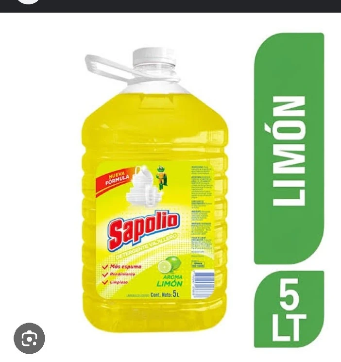 SAPOLIO LAVAVAJILLAS LIMON 5L