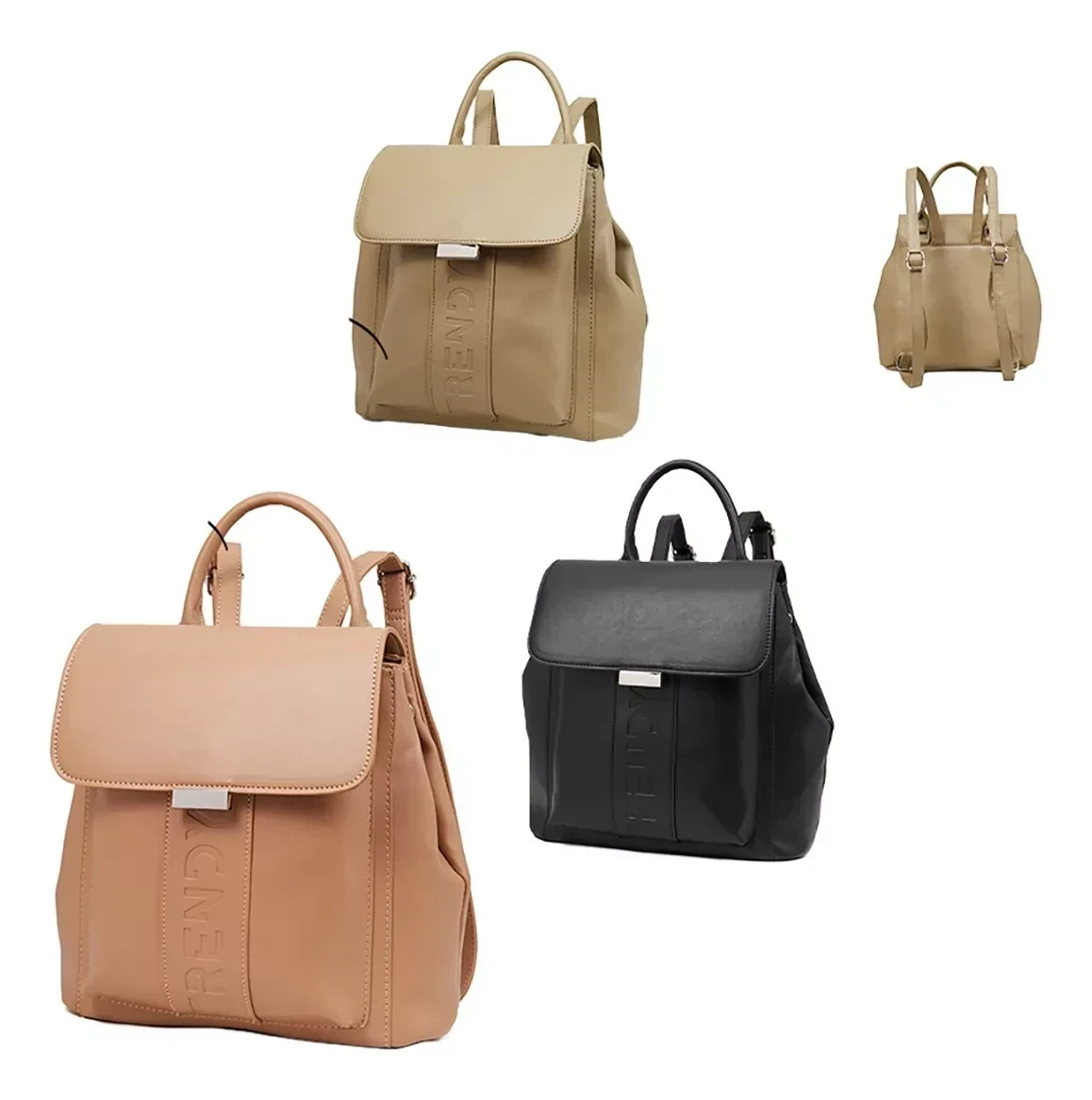 MOCHILA TRENDY CON BOLSILLO 22527