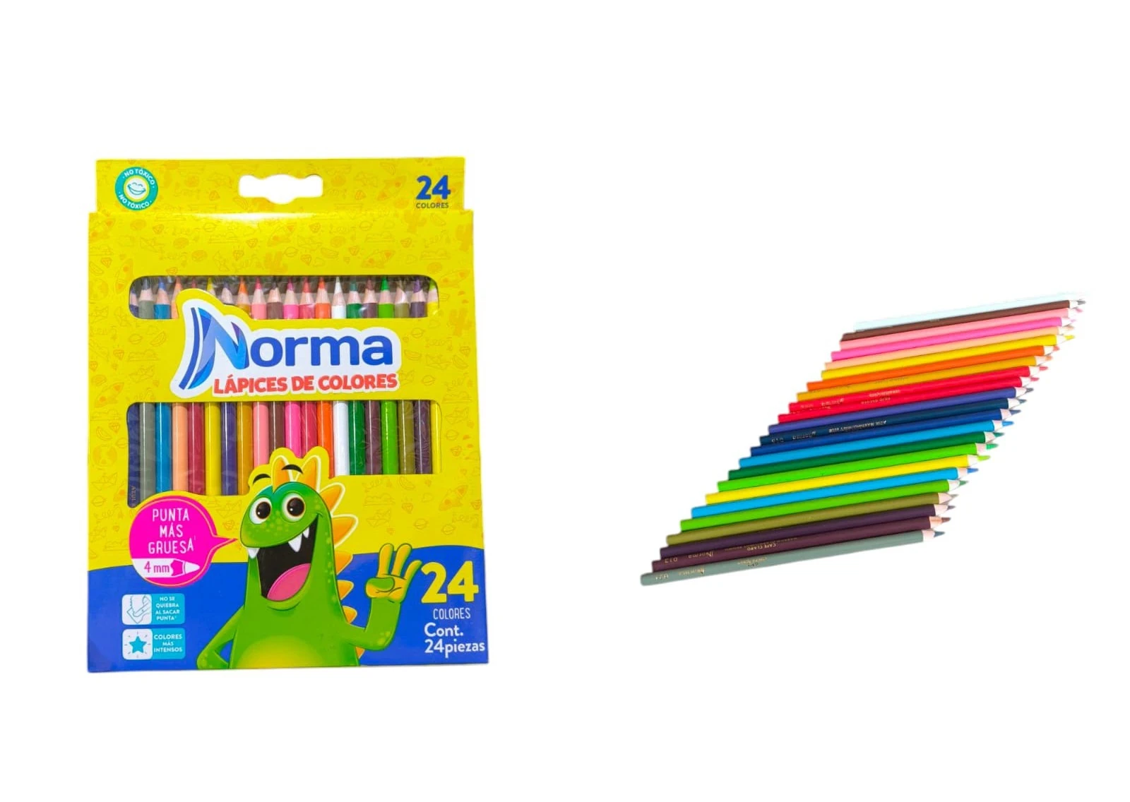 Colores Redondos Norma c/24pzs