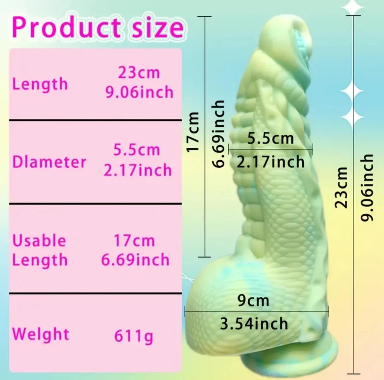 Dildo dragón (BIG) 8