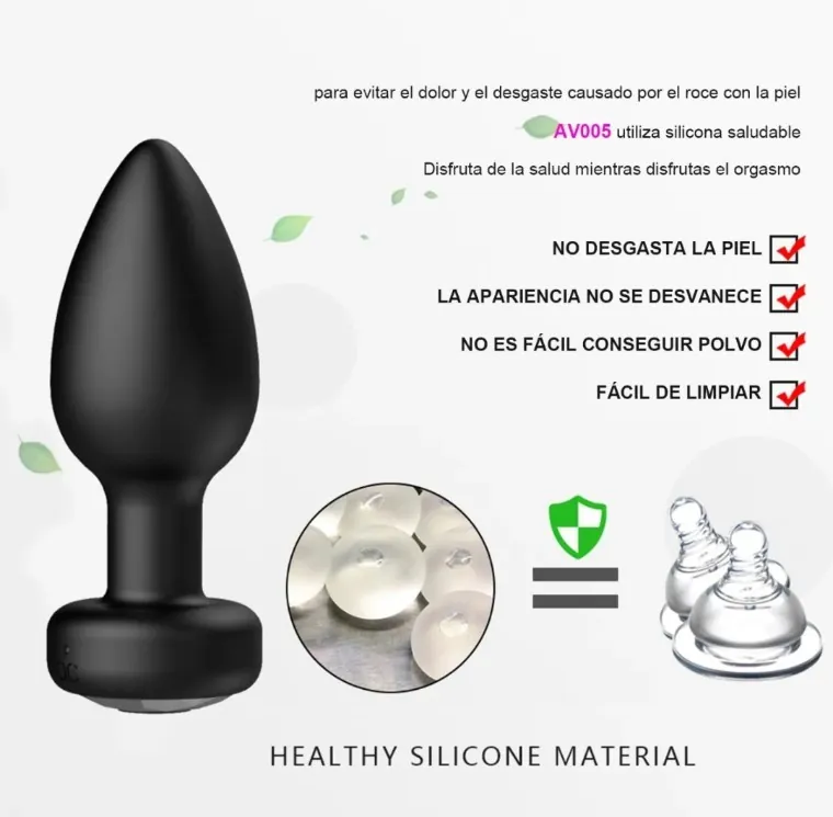 Plug Vibrador a Control 6