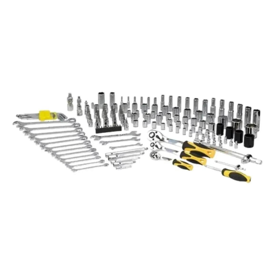 Set Kit Juego Bocallaves Crossmaster 150 Pzas 1/4 1/2 3/8 Color Negro 2