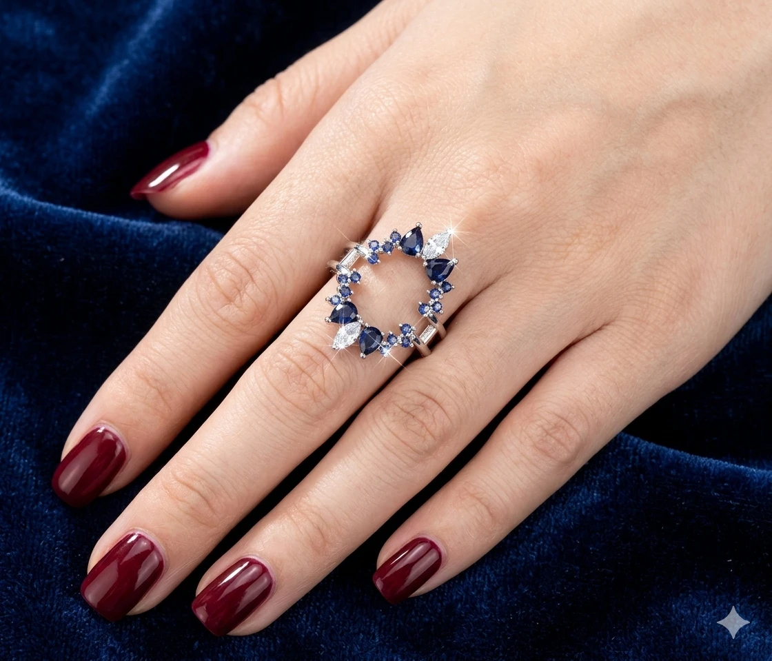 Anillo Zafiro 