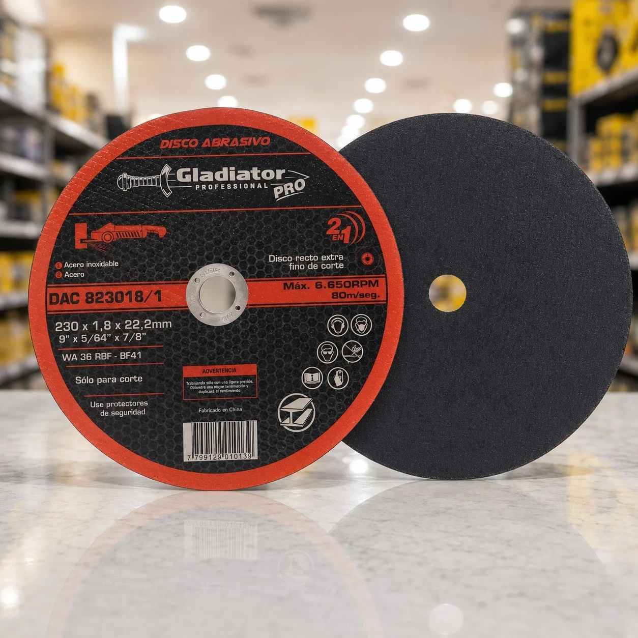 Disco de corte fino de 9 pulgada