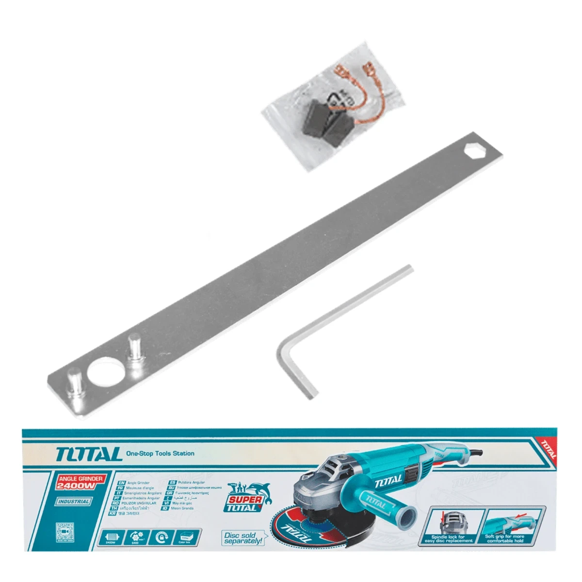 TG1252306 Amoladora angular 9" 2400w industrial total 3