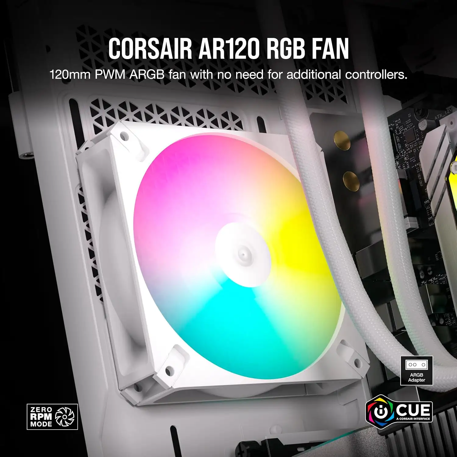 Ventilador PWM de 120 mm iCUE AR120 Digital RGB 3