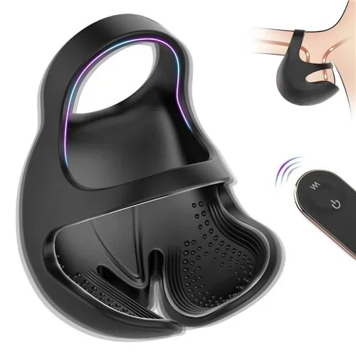 Vibrador Chad Testiculo 9 Funciones Recargable Control Remoto