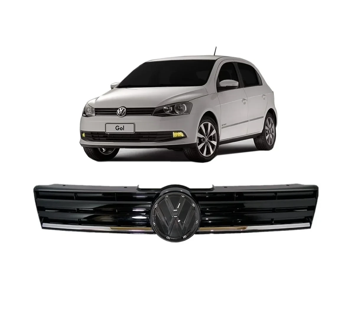 Mascara delantera Vw GOL G6 2013-2017 (friso cromado) 769313 / 8536