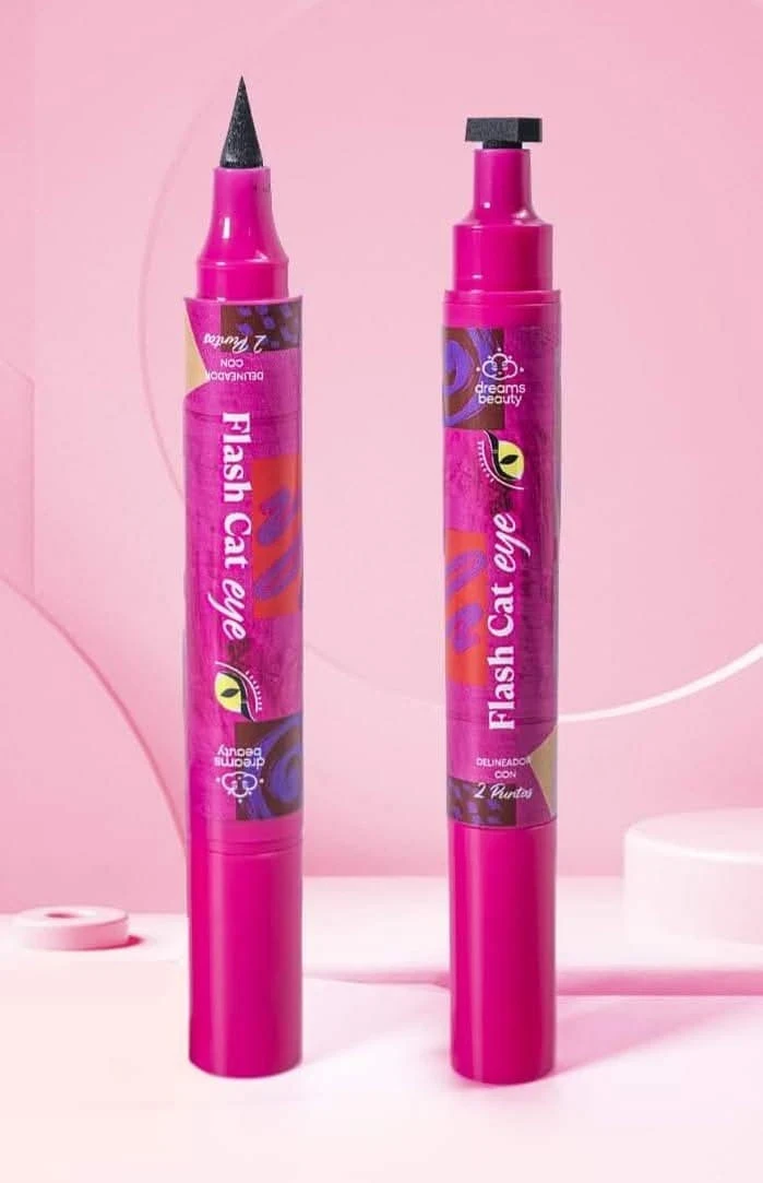 ✨ Flash Cat Eye – Plumón Delineador 2 en 1 ✨ ☺️💞 2