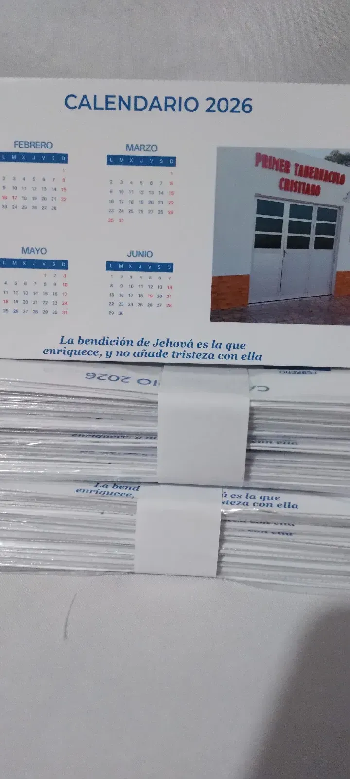 Calendario de escritorio grande pack por 10 unidades  3