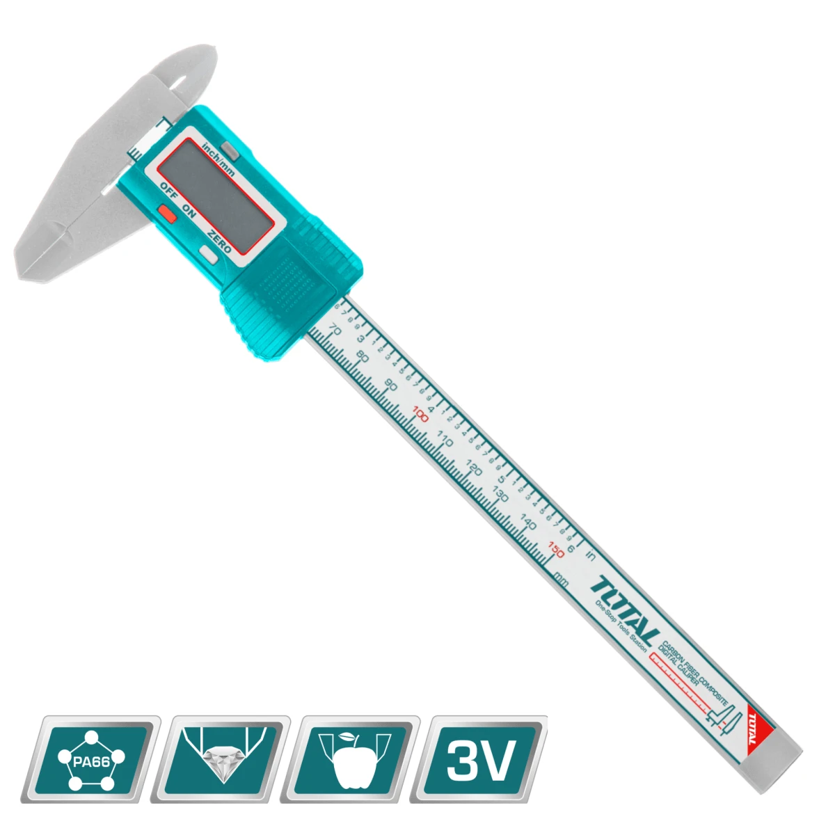 TMT331501 Calibrador vernier digital 150 mm 6" total