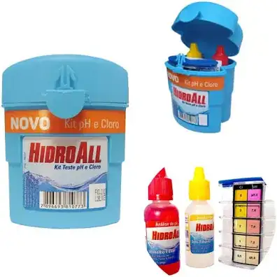 Kit de Estojo Teste Cloro e Ph