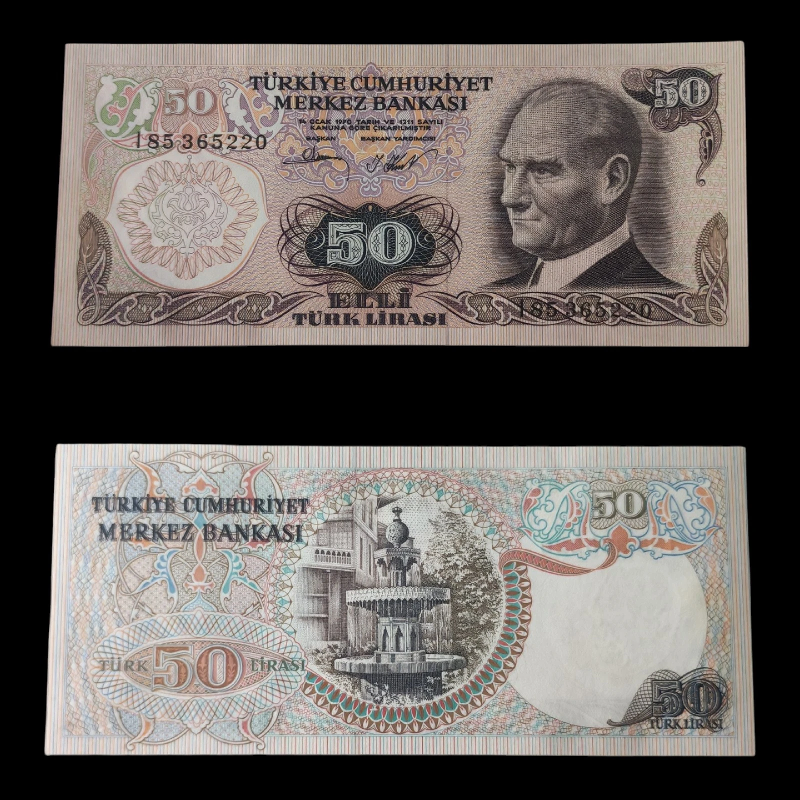 ° Turquía 50 liras UNC