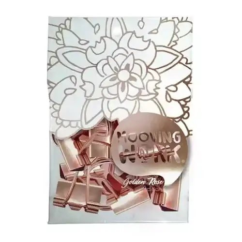 Aprietapapel Binder Mooving Golden Rose