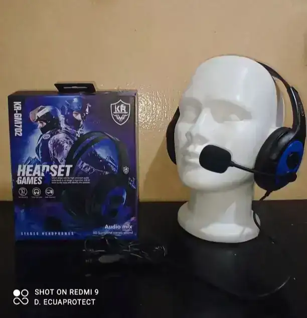 AUDIFONO GAMER AZUL 🔵🎧
