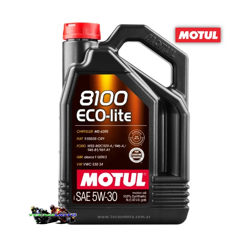 ACEITE MOTUL AUTO 8100 ECO-LITE 5W30 5LT. -18235