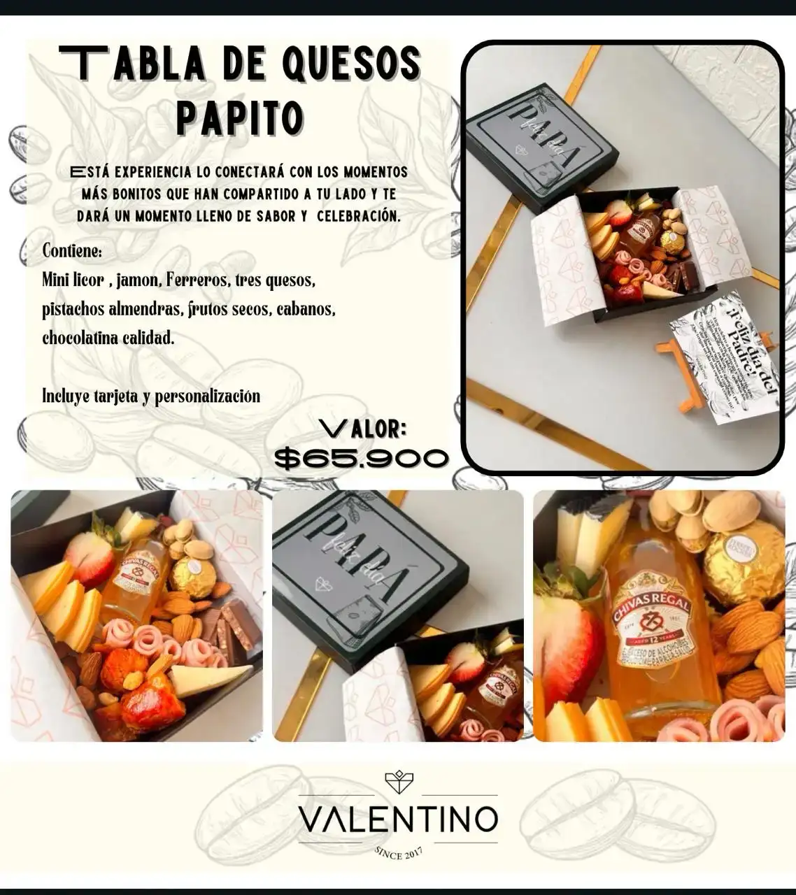Tabla de quesos papito 2