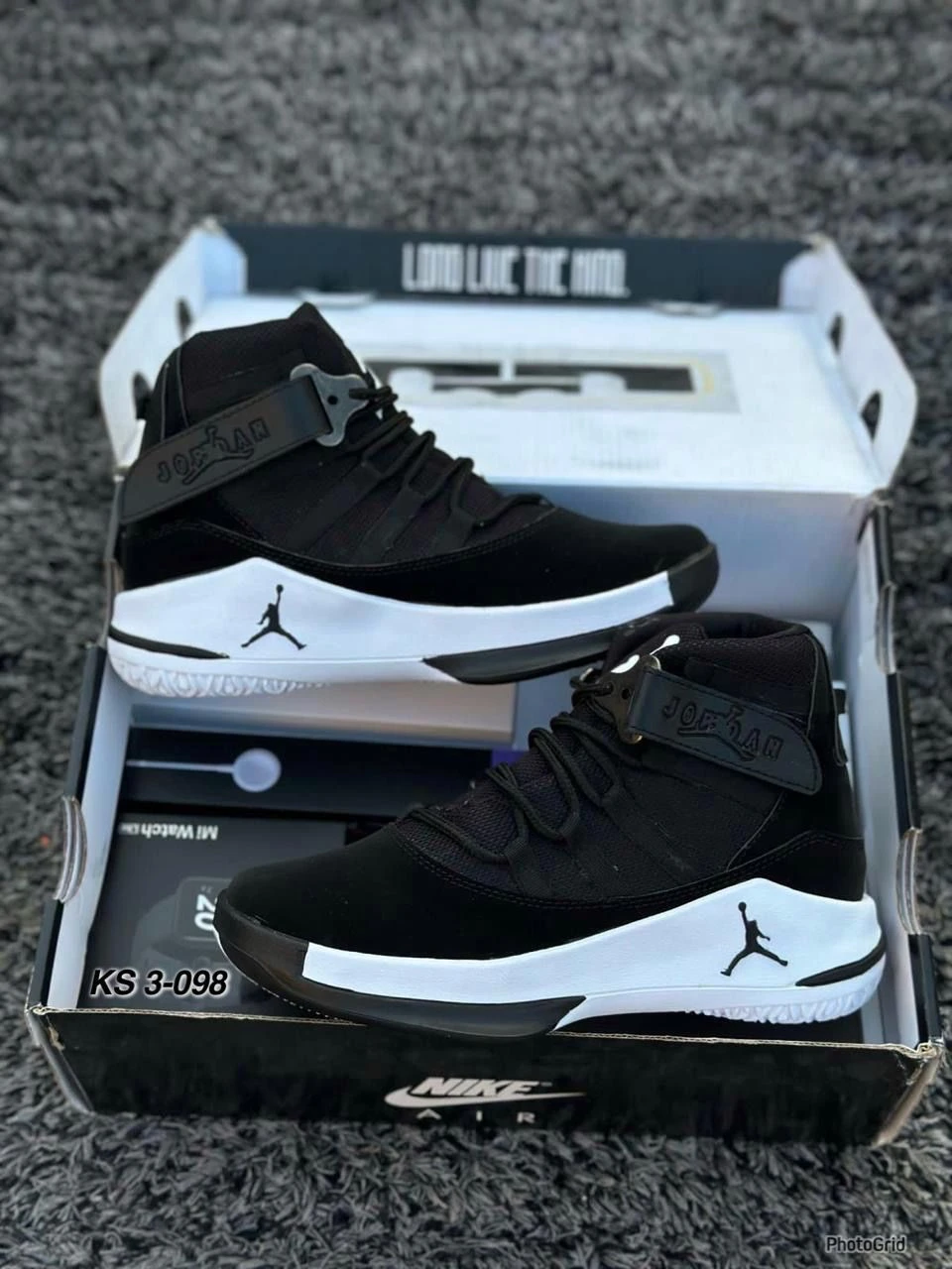 Tenis Botin Jordan Negro Unisex  2