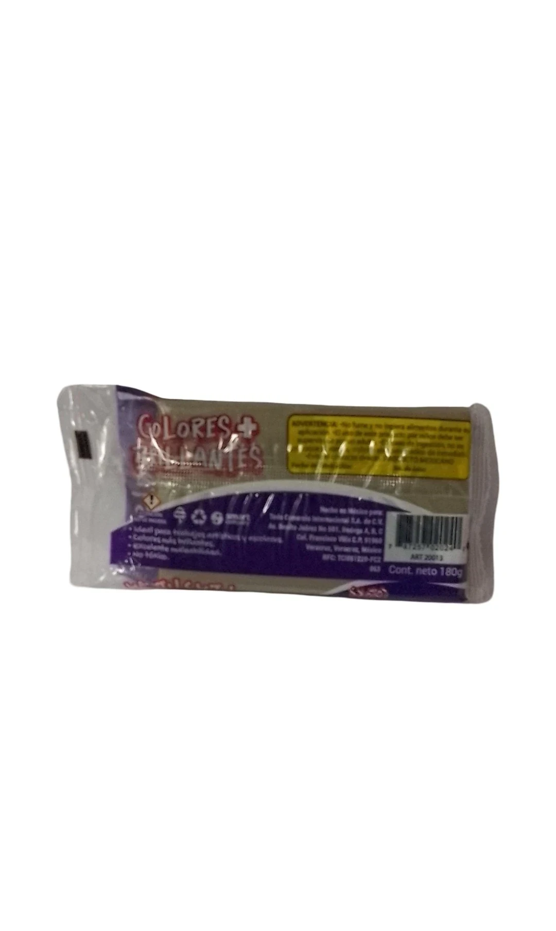 plastilina barra gris  de 180g 2