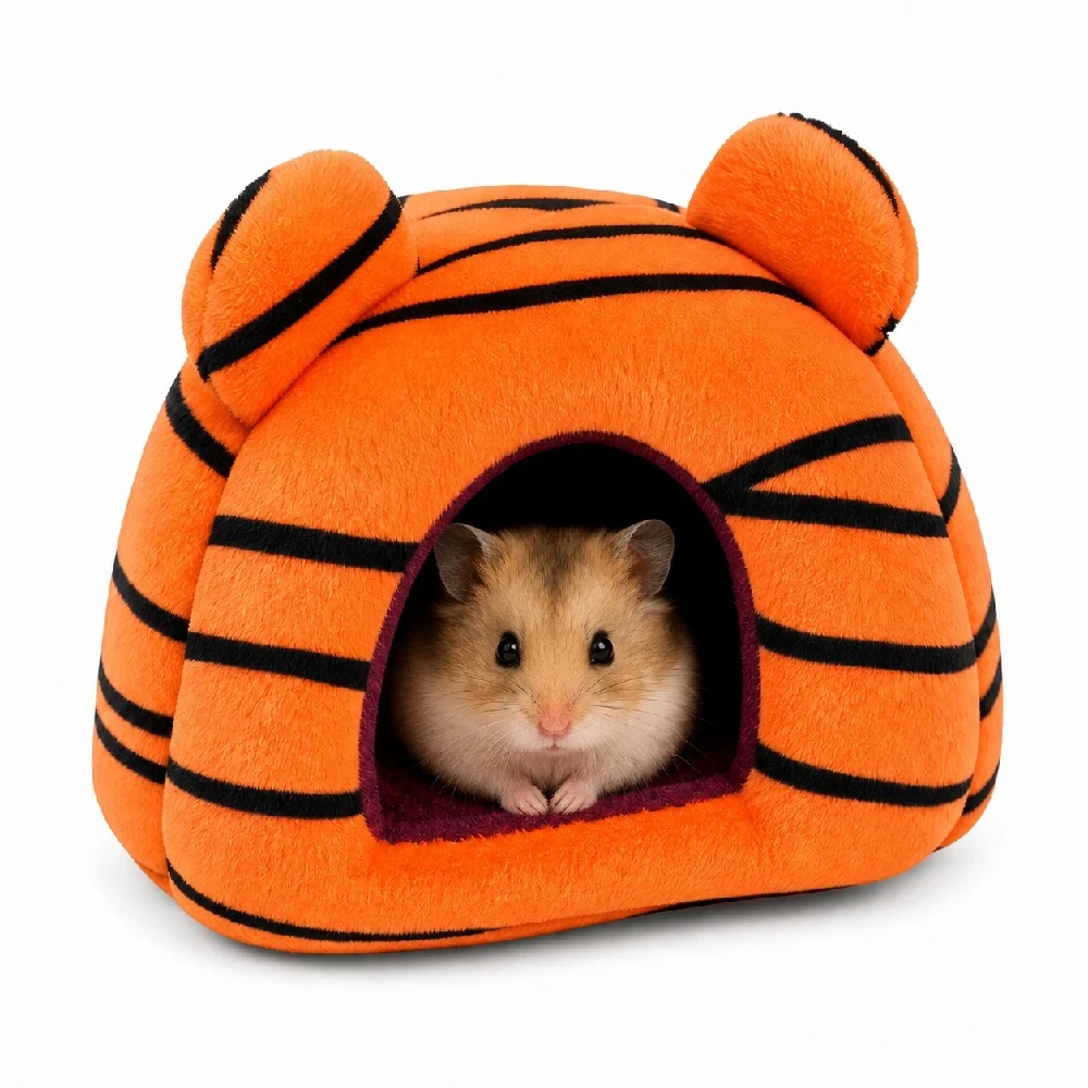 Cama Tipo Cueva Para Hamster Diseño Temático Tigger