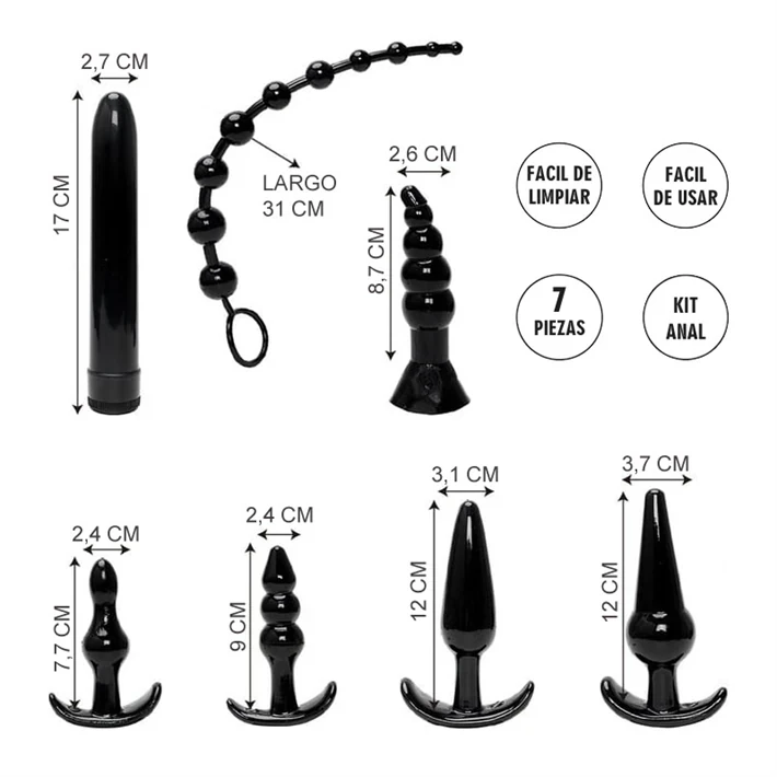 Hydra : Kit Anal 7 piezas