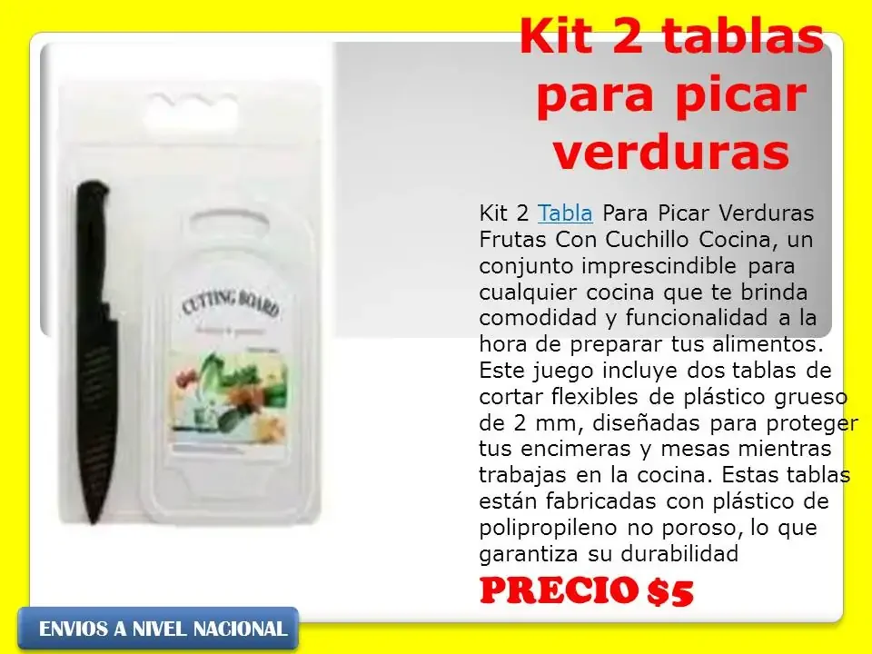 Tabla para picar con cuchillo  2