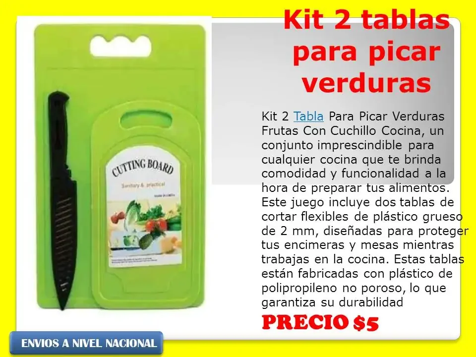 Tabla para picar con cuchillo  3