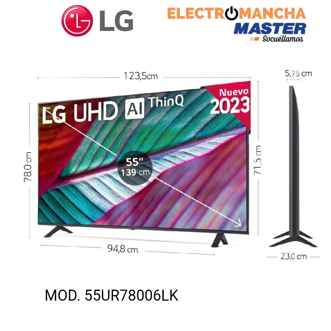 TELEVISIÓN LG 55UR78006LK 4K SMART TV  3