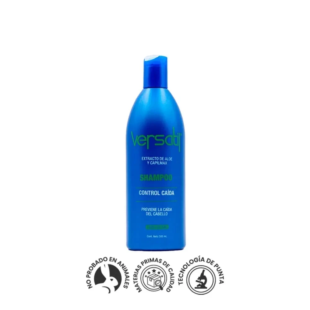 versatil shampoo x500ml control caida