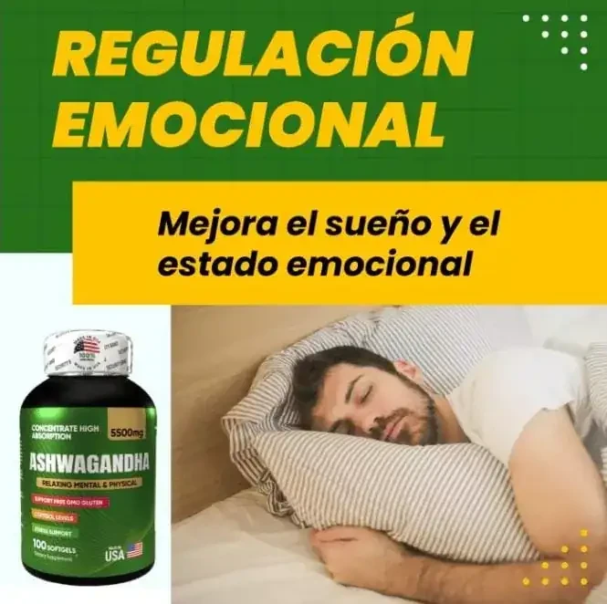 ASHWAGANDHA Sin estrés Cortisol  4