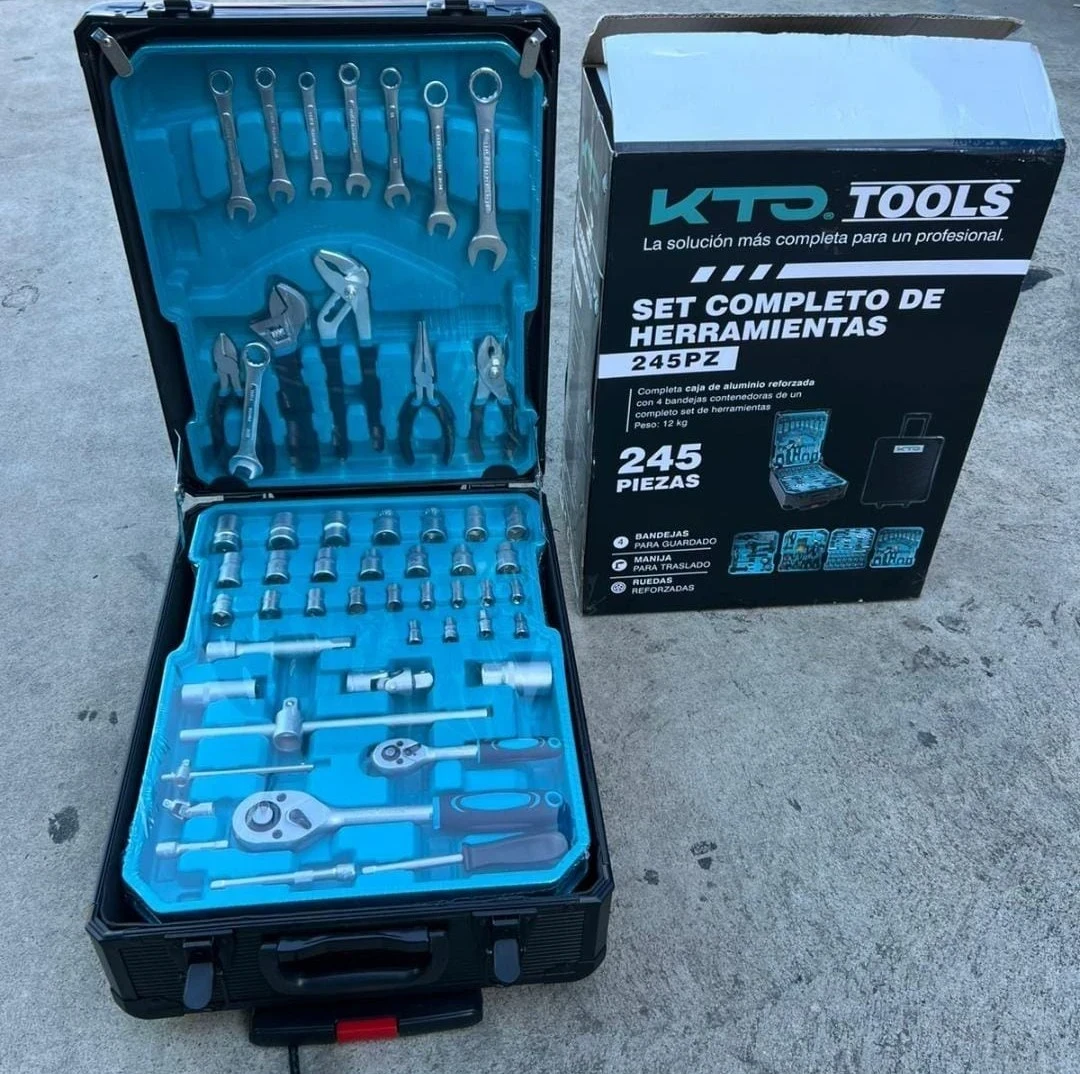 MALETÍN DE HERRAMIENTAS KTD 245 PIEZAS 2