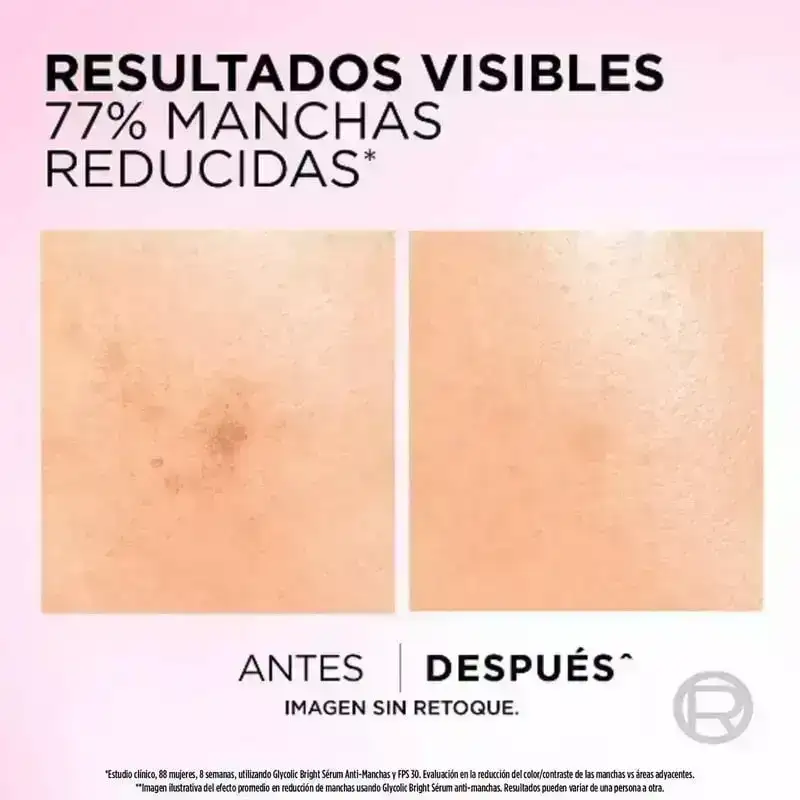 Sérum Antimanchas L'oreal Glycolic-Bright X 30Ml 4
