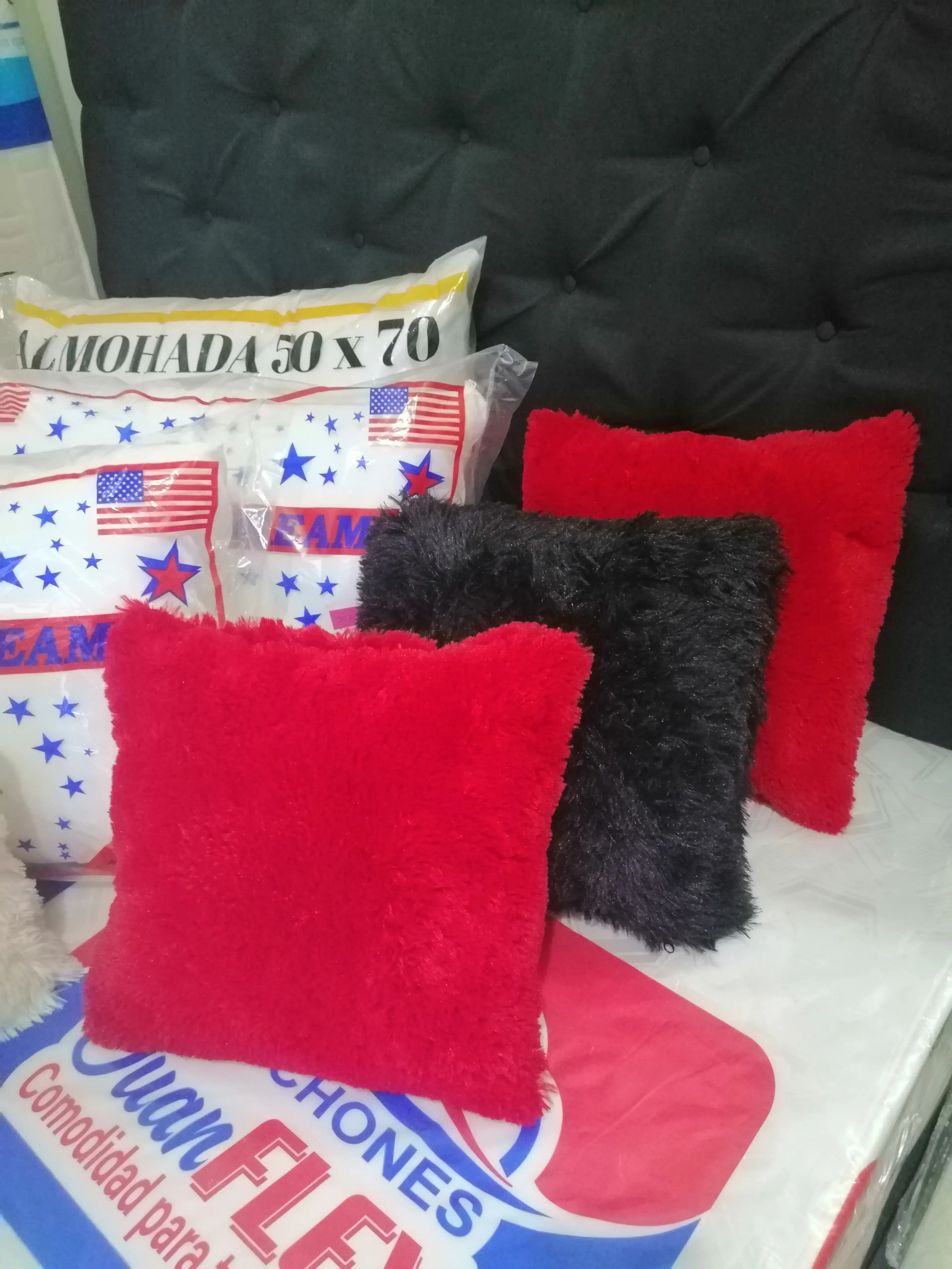 Cojines en tela peluche  4