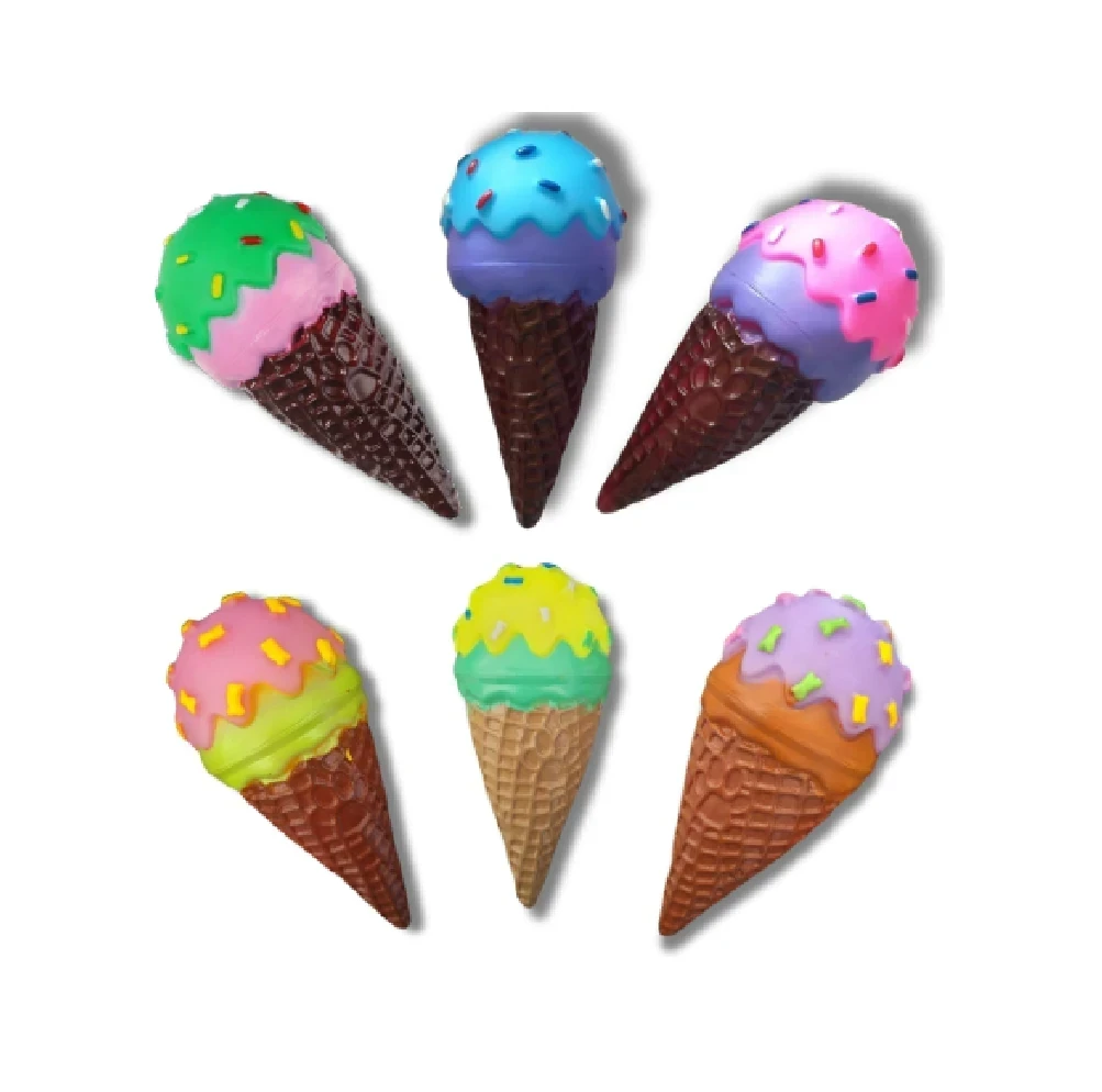 Juguete de goma cono de helado
